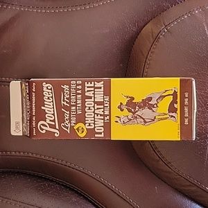 Western decor 1qt milk carton